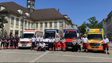 Göppingen - Rettungsdienste stellen sich auf dem Marktplatz vor