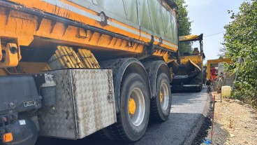 Geislingen - Kolpingweg nach umfangreicher Sanierung kurz vor der Freigabe