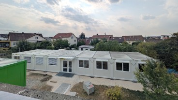 Eislingen - Zwei weitere Containerklassenzimmer an der Silcherschule