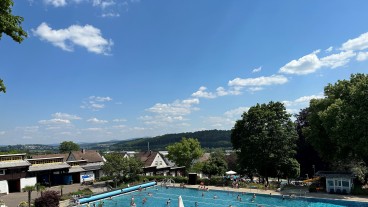 Ebersbach an der Fils - Waldhöhenfreibad mit überragender Saison