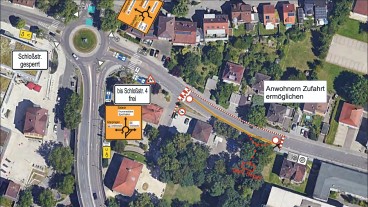 Eislingen - Vollsperrung der Schloßstrasse ab 19. Oktober