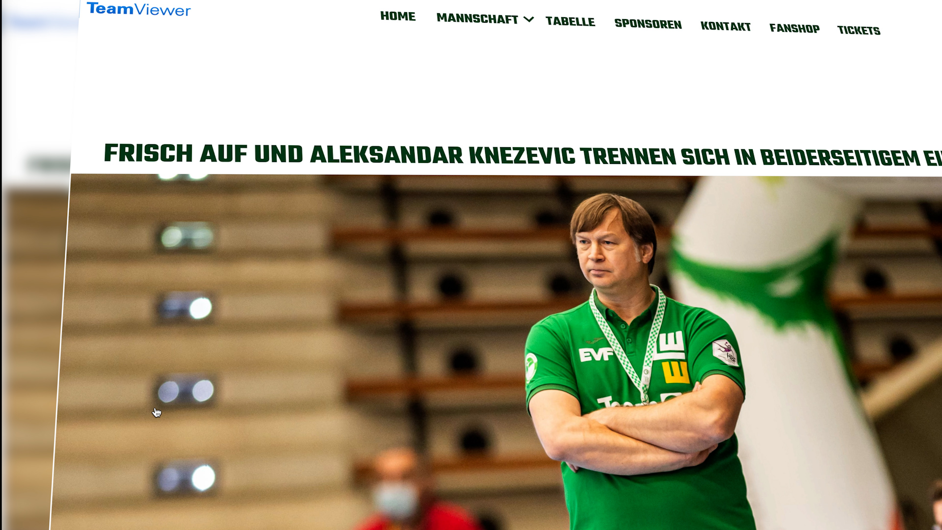 FRISCH AUF und Aleksandar Knezevic trennen sich