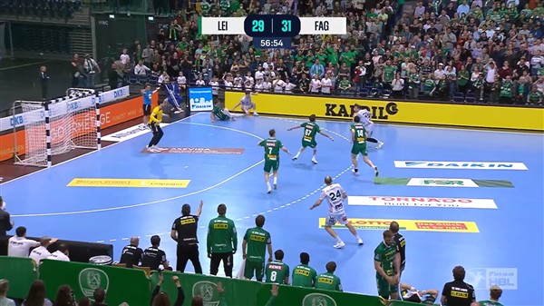 Handball: Die Highlights vom Bundesligaspiel FRISCH AUF! Göppingen gegen den SC DHfK Leipzig