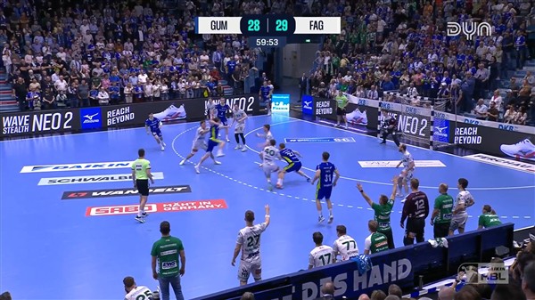Handball: Die Highlights vom Bundesligaspiel FRISCH AUF! Göppingen gegen den VfL Gummersbach